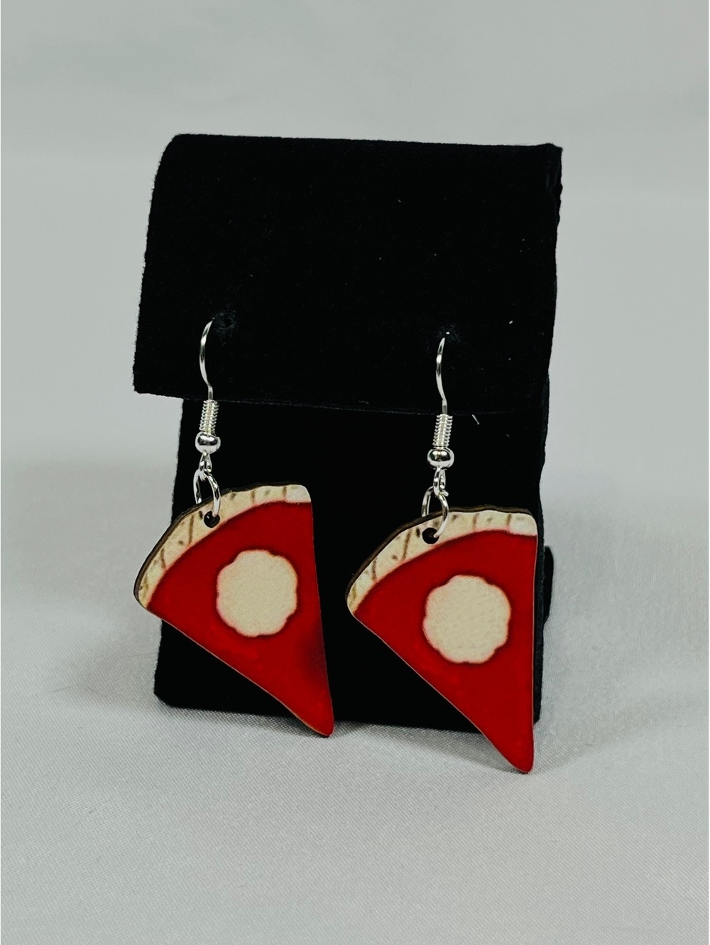 Pumpkin Pie Slice Dangle Earrings